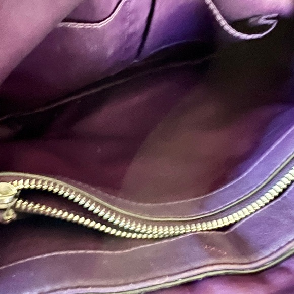 Coach Exotic Leather Park Python Purple Handbag - Picture 6 of 10